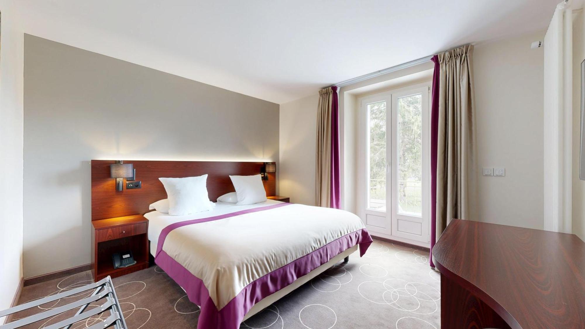 Grand Hotel Des Bains Lavey-les-Bains Rum bild