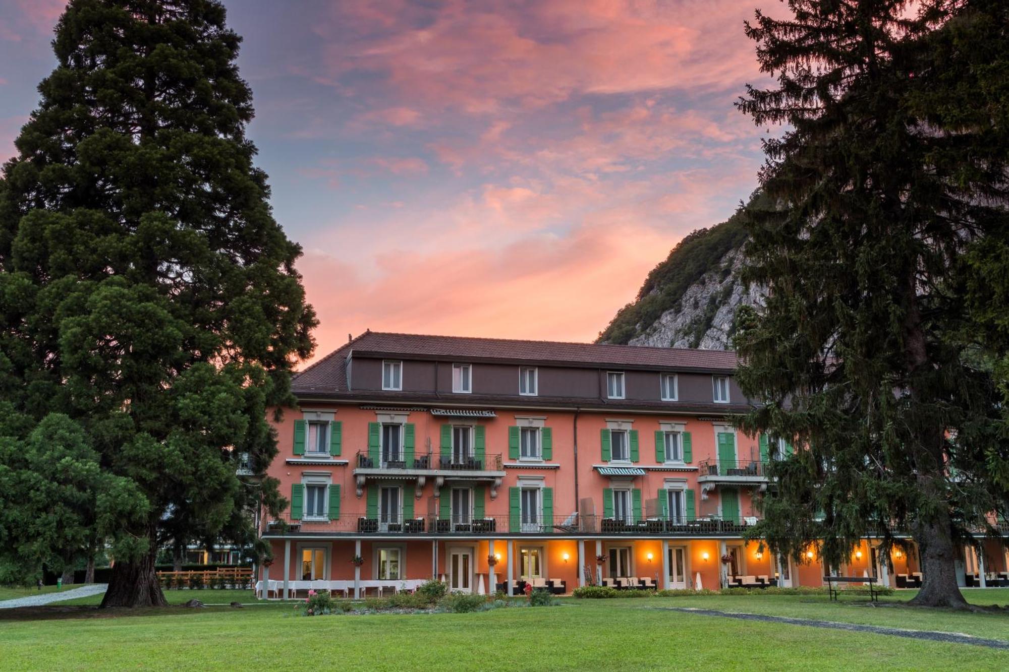 Grand Hotel Des Bains Lavey-les-Bains Exteriör bild